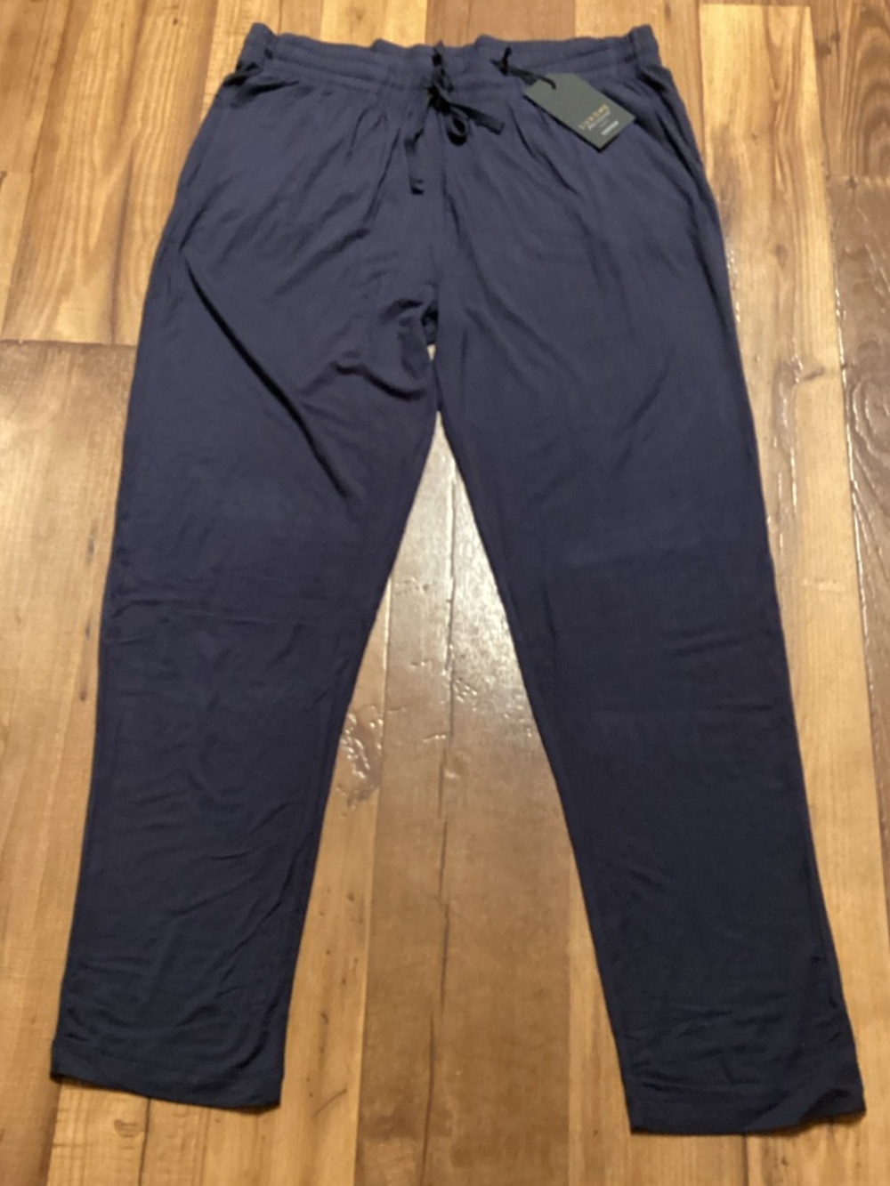 Luxome stencil Men's Navy Drawstring Sleep Pants